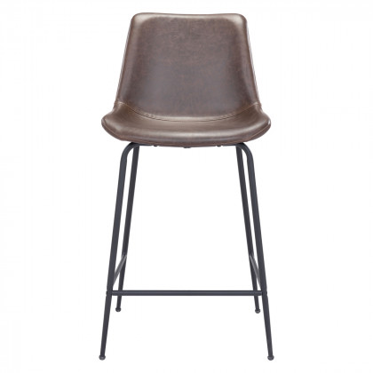 ZUO Byron Counter Chair - Brown/Black