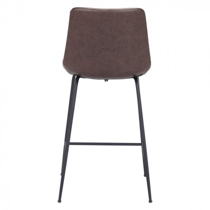 ZUO Byron Counter Chair - Brown/Black