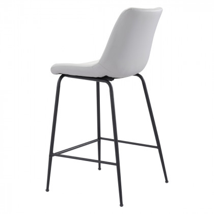 ZUO Byron Counter Chair - White/Black