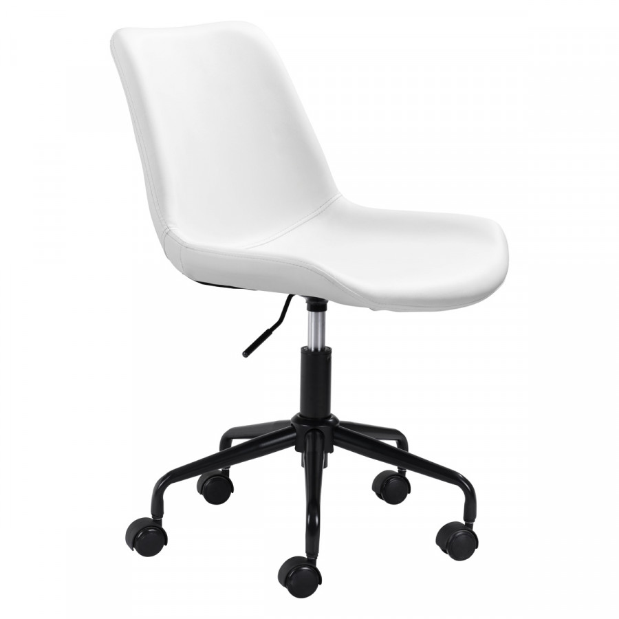 ZUO Byron Office Chair - White/Black