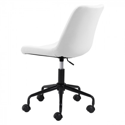 ZUO Byron Office Chair - White/Black