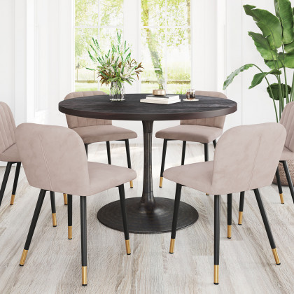 ZUO - Seattle Dining Table in Dark Brown