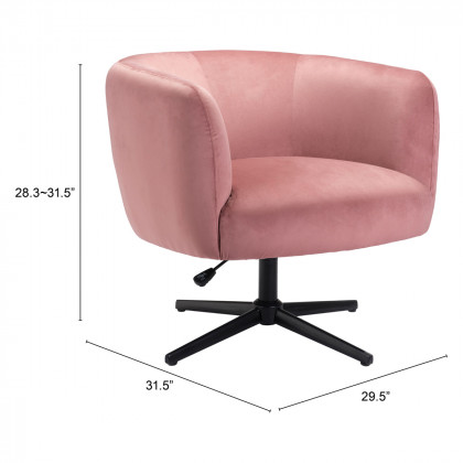 ZUO - Elia Accent Chair in Pink/Black