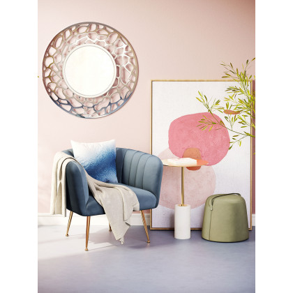 ZUO Deco Accent Chair - Gray/Gold
