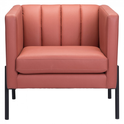 ZUO Jess Accent Chair - Rust/Black