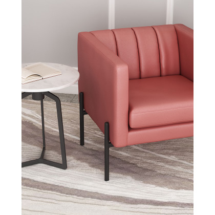 ZUO Jess Accent Chair - Rust/Black