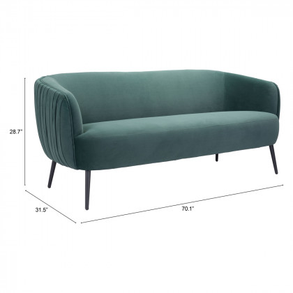 ZUO - Karan Sofa in Green/Black