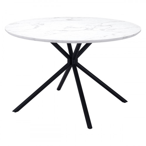ZUO - Amiens Dining Table in White/Black