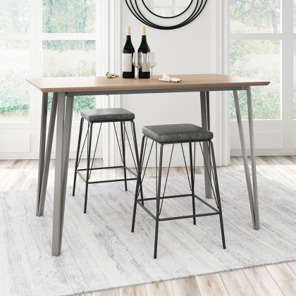 ZUO - Doubs Counter Table in Brown/Black