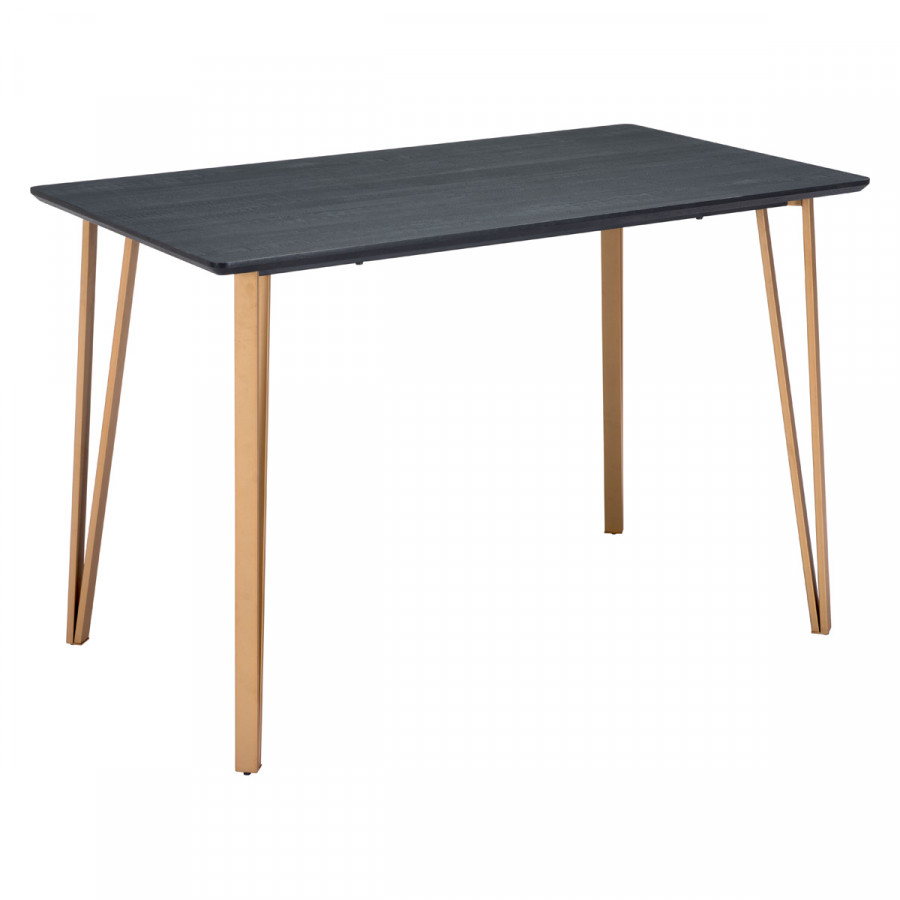 ZUO - Deus Counter Table in Black/Gold