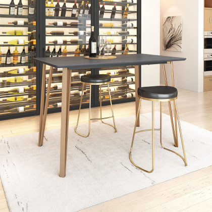 ZUO - Deus Counter Table in Black/Gold