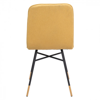 ZUO Var Dining Chair (Set Of 2) - Yellow/Black/Gold