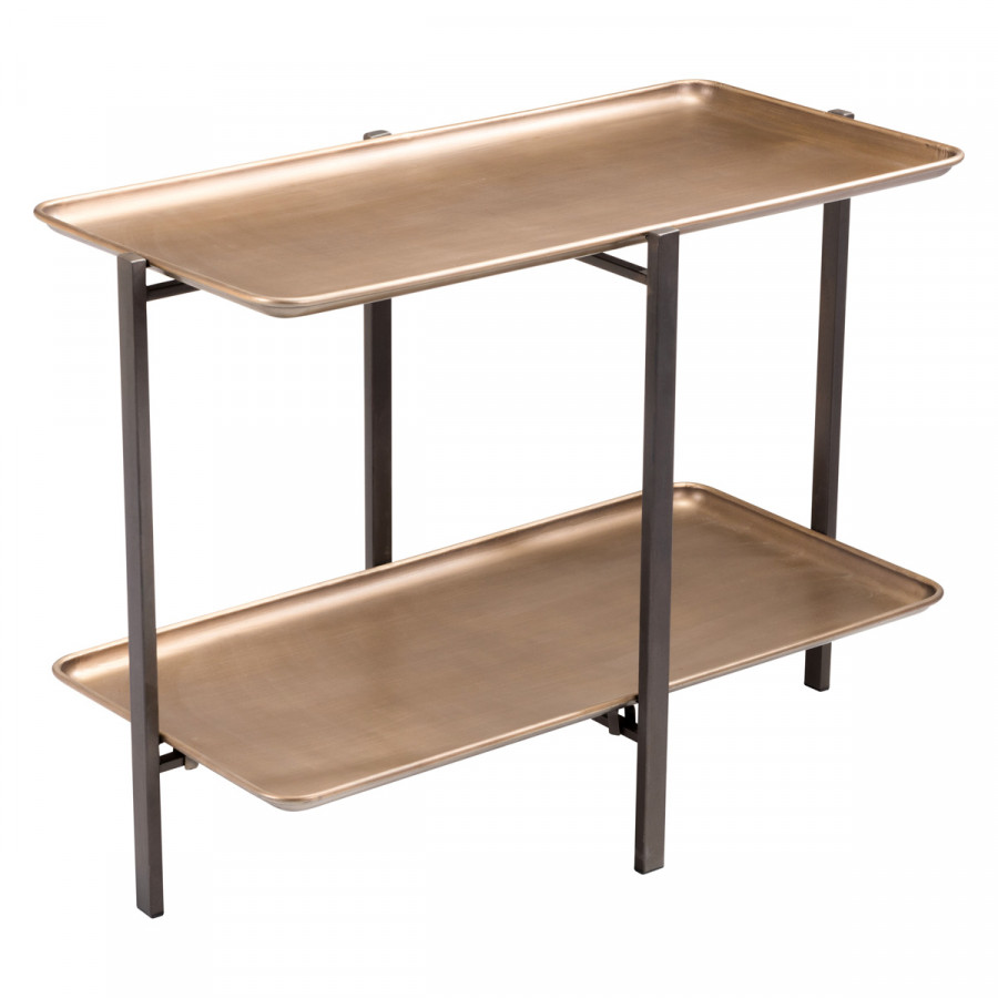 ZUO - Benjamin Coffee Table in Gold/Dark Gray