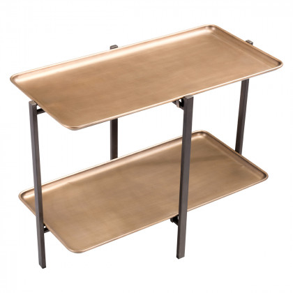 ZUO - Benjamin Coffee Table in Gold/Dark Gray