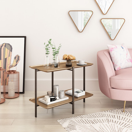 ZUO - Benjamin Coffee Table in Gold/Dark Gray