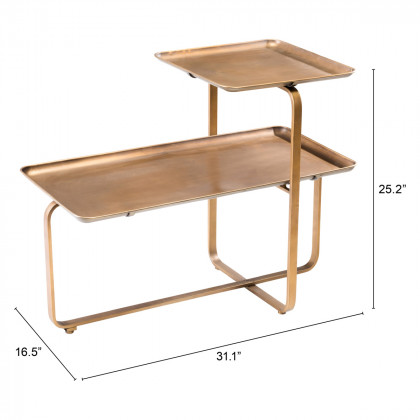 ZUO - Henry Coffee Table in Gold