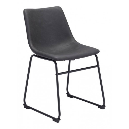 ZUO Smart Dining Chair (Set Of 2) - Charcoal/Black
