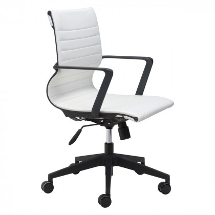 ZUO Stacy Office Chair - White/Black