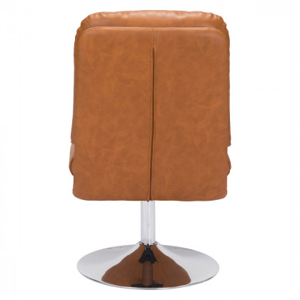 ZUO Rory Accent Chair - Brown/Silver