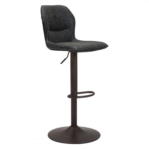 ZUO Vital Bar Chair - Vintage Black/Black