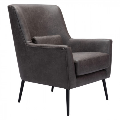 ZUO Ontario Accent Chair - Vintage Black
