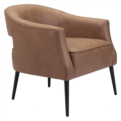 ZUO Berkeley Accent Chair - Vintage Brown/Black
