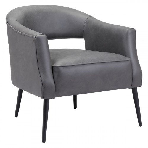 ZUO Berkeley Accent Chair - Vintage Gray/Black