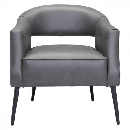 ZUO Berkeley Accent Chair - Vintage Gray/Black