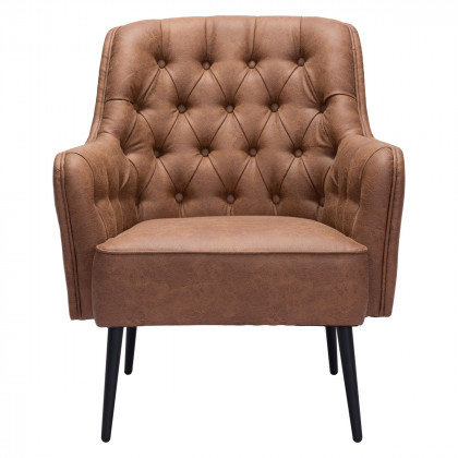ZUO Tasmania Accent Chair - Vintage Brown