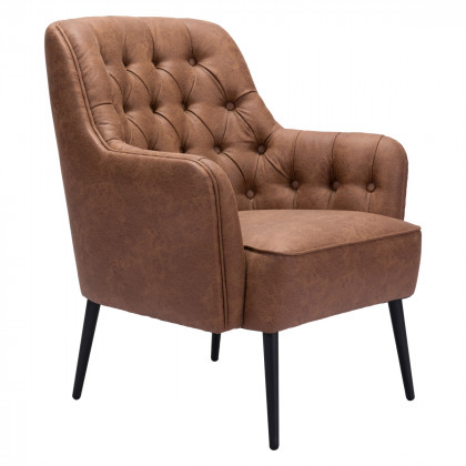ZUO Tasmania Accent Chair - Vintage Brown