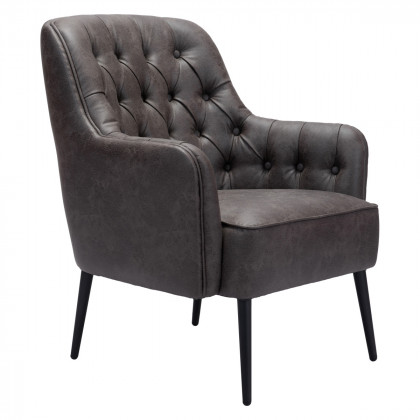 ZUO Tasmania Accent Chair - Vintage Black
