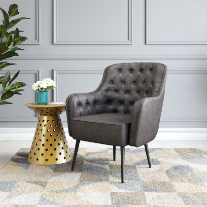 ZUO Tasmania Accent Chair - Vintage Black