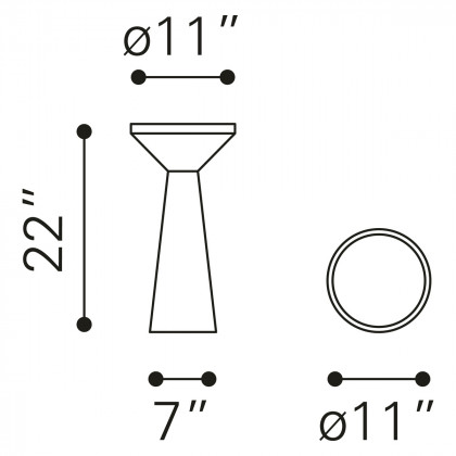 ZUO - Omni Side Table in Black