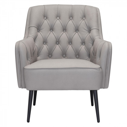 ZUO Tasmania Accent Chair - Gray/Black