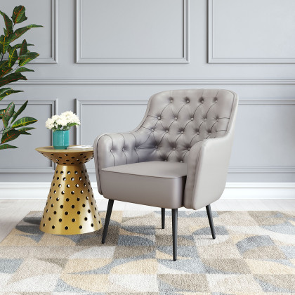 ZUO Tasmania Accent Chair - Gray/Black