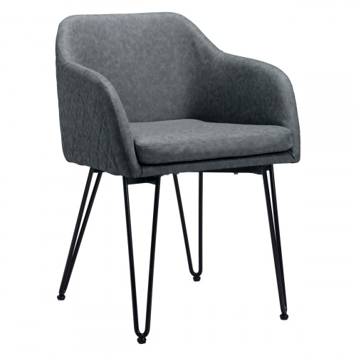 ZUO Braxton Dining Chair (Set Of 2) - Vintage Gray/Black
