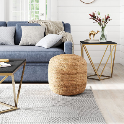 ZUO Lillian Ottoman - Beige