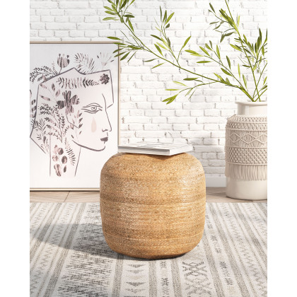 ZUO Lillian Ottoman - Beige