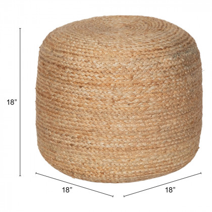 ZUO Lillian Ottoman - Beige