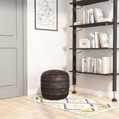 ZUO Lillian Ottoman - Brown