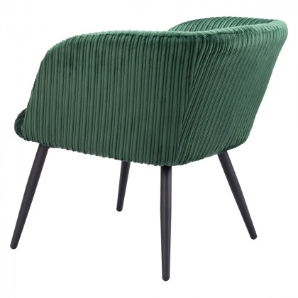 ZUO Papillion Accent Chair - Green/Matte Black