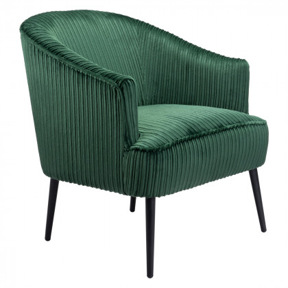 ZUO Ranier Accent Chair - Green/Matte Black