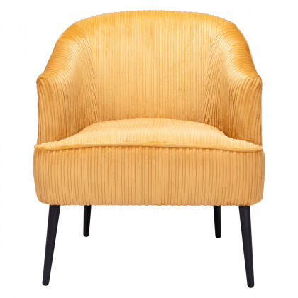 ZUO Ranier Accent Chair - Yellow/Matte Black