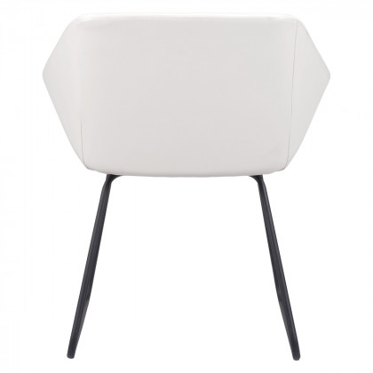 ZUO Miguel Dining Chair - White/Matte Black
