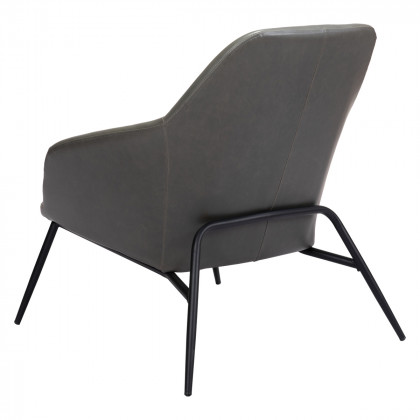 ZUO Manuel Accent Chair - Gray/Matte Black