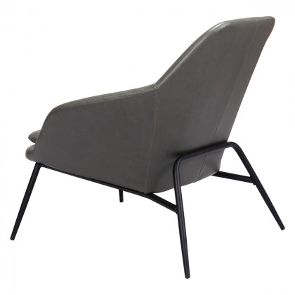 ZUO Manuel Accent Chair - Gray/Matte Black