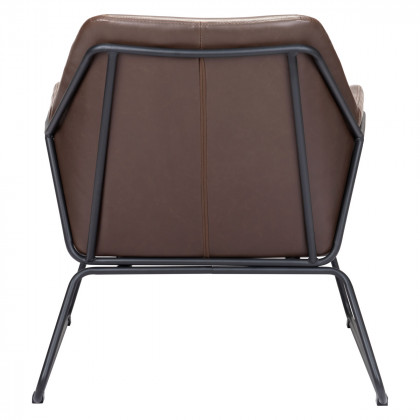 ZUO Jose Accent Chair - Brown/Matte Black