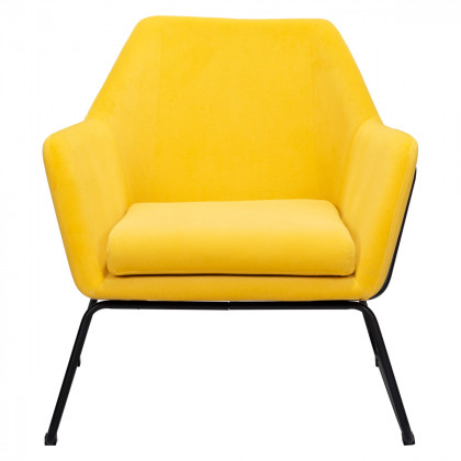 ZUO Jose Accent Chair - Yellow/Matte Black