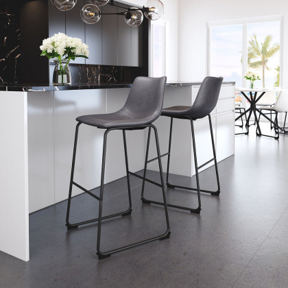 ZUO - Smart Bar Chair (Set Of 2)