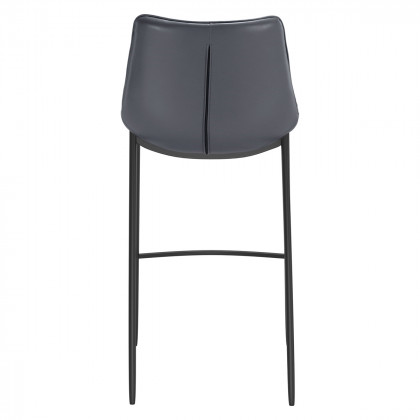 ZUO - Magnus Bar Chair in Dark Gray/Black